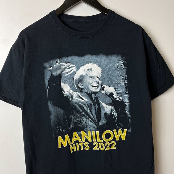 2022 Barry Manilow Hits Concert T Shirt Adult Black Medium M American Singer - Picture 4 of 16